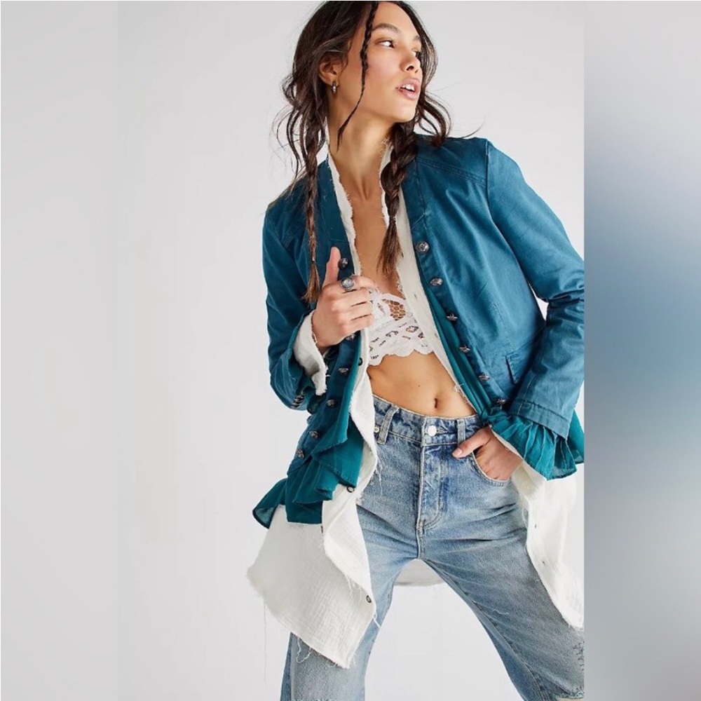 Free People Ruffles Romance Jacket Size XS NWT